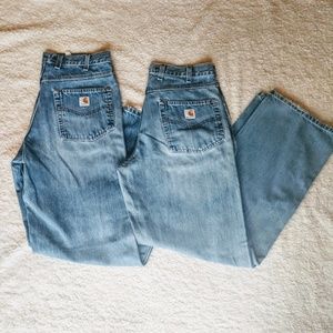 🌲 2 pairs of carhartt jeans